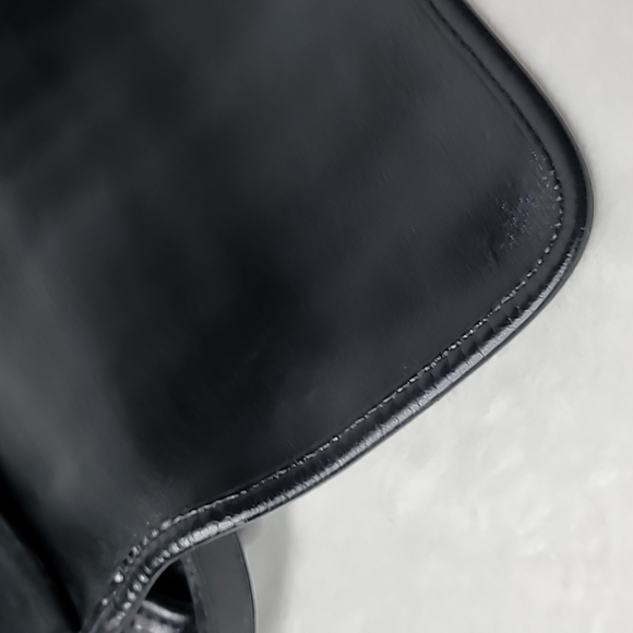 Coach Vintage 70s Black Leather City Bag - Picture 15 of 17